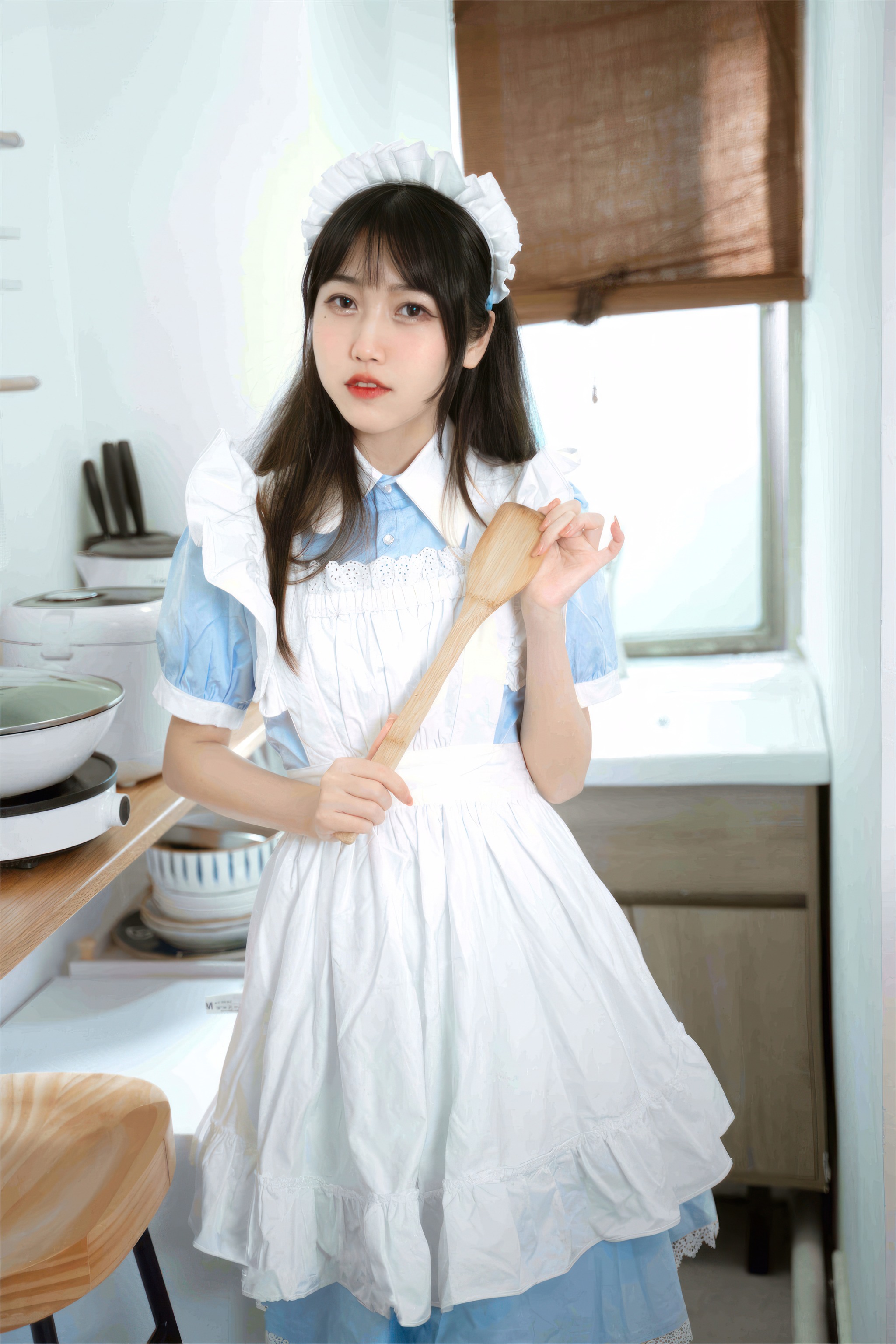 图片[1]-不呆猫 – NO.057 厨房小女仆[35P]-XikXak